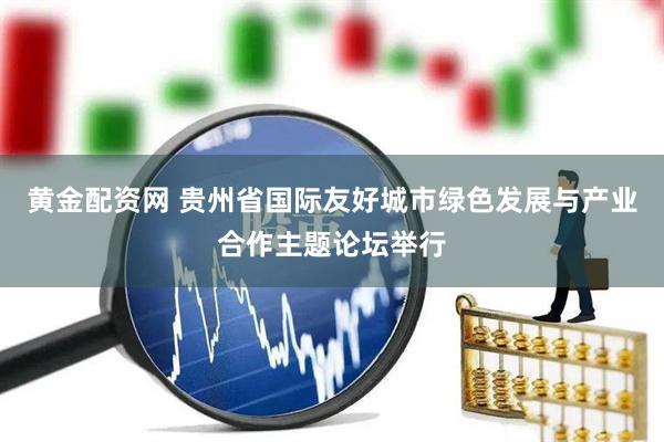 黄金配资网 贵州省国际友好城市绿色发展与产业合作主题论坛举行